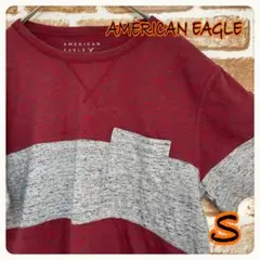 AMERICAN EAGLE アメリカンイーグル　メンズ　半袖 Tシャツ　S 赤