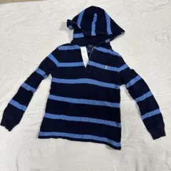 ポロラルフローレン7 長袖フード付ポロシャツ