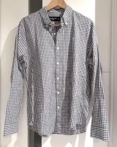 【美品】アバクロンビー&フィッチ ギンガムチェック 長袖シャツ メンズMのサムネイル