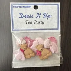 Dress It Up Tea Party デコレーションパーツ 6個
