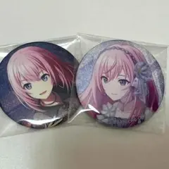 プロセカ　巡音ルカ　グリッター缶バッジ　4B　35c