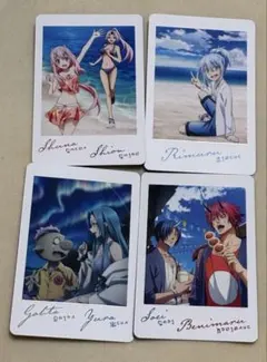 転生したらスライムだった件　蒼海の涙編　映画　入場者特典　フォト風カード 4種