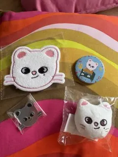 straykids ジニレット　コースター、マグネット、缶バッジ、ミラーシール