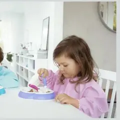 ベビービョルン　お食事　エプロン　スモック　スタイ　ピンク　長袖