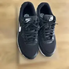 【美品】NIKEエアマックス90黒　25㎝