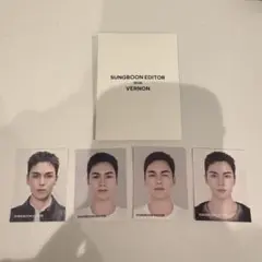 SUNGBOON EDITOR with VERNON フォトカード4枚セット