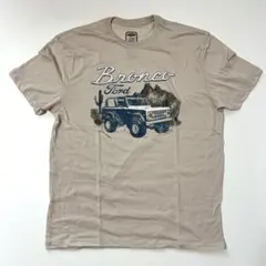 【新品未使用】Fordブロンコ 復刻グラフィック Tシャツ ベージュ Lサイズのサムネイル