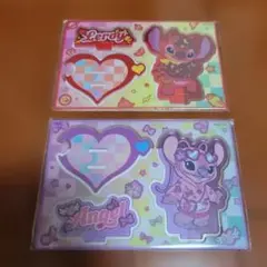 スティッチ　Happyくじ　Leroy & Angel アクリルスタンド 　2点