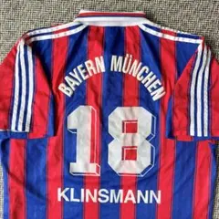 【人気襟付き】ユルゲン・クリンスマン ＃１８ バイエルン・ミュンヘン（H）