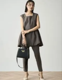 【新品未使用タグ付き】CELFORD バルーンペプラムセットアップ