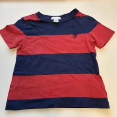 Ralph Lauren 赤・紺ストライプ Tシャツ 18M