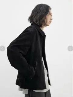 【LIDNM】SUPER SOFT SHEEP SUEDE ZIP