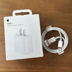 Apple純正20W充電器とApple 純正 60W USB-C 充電ケーブル