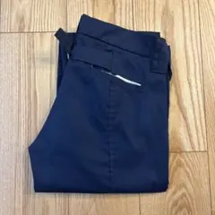 Yarmo ヤーモ 英国製 シンチバック ワークパンツ ネイビー 00sのサムネイル