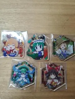 東方Project　アクリルキーホルダー　100均