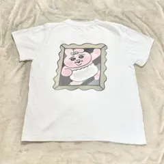 中古 おぱんちゅうさぎ展 限定 刺繍プリントTシャツ 廃盤 可哀想に ホワイトのサムネイル