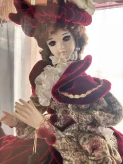 超美品 アンティーク フランス人形 ドール ドレス パール 専用クリア