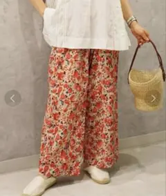 4 ジャーナルスタンダードラックス　コットンフラワーイージーパンツ