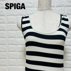 SPIGA 條紋無袖長洋裝 時尚【816】