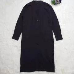 近年◆ ジャーナルスタンダード カシミヤ混 Vネックロングカーディガン ブラウス