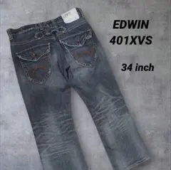 EDWIN エドウィン 401XVS デニムパンツ ブーツカット ジーンズ 34のサムネイル