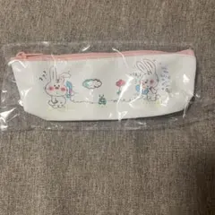水森亜土　うさぎとくまのイラスト ペンケース ポーチ