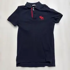 Abercrombie & Fitch ネイビー ポロシャツ M