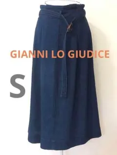 【美品】 GIANNI LO GIUDICE レディースデニムスカート 36 Ｓ