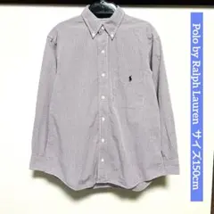 ポロバイラルフローレン チェック柄 長袖ボタンダウンシャツ 150cm