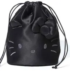 HELLO KITTY フェイス巾着ポーチ オトナミューズ1月増刊号特別付録