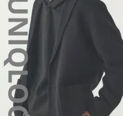 UNIQLOC ニットジャケット　L ブラック　縮絨のサムネイル