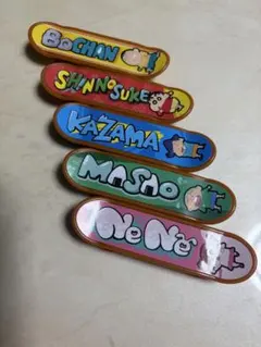 クレヨンしんちゃん　 ミニスケートボード キャラクターセット