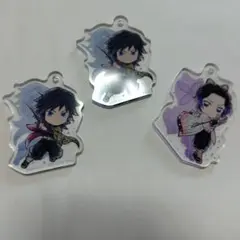 鬼滅の刃 1番くじ　冨岡義勇胡蝶しのぶ きゅんキャラアクリルチャーム3個セット