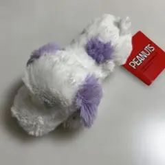 SNOOPY　スヌーピー　ぬいぐるみ　くたっとカラフル　パープル