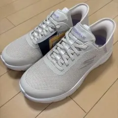 SKECHERS スリップインズGOWALK ホワイト/パープル　25.5㎝