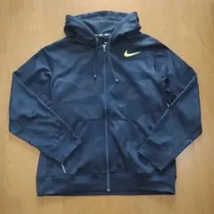 NIKE Therma-Fit 幾何学系総柄 フルジップ パーカー L