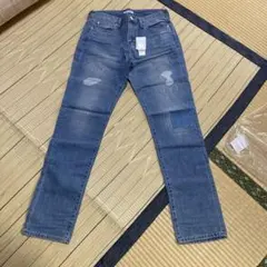 最終価格❗️GLOBALWORK ダメージ加工ライトブルーストレートデニム