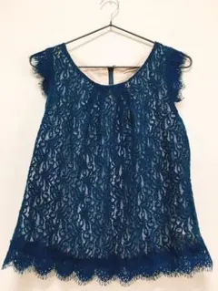 ノースリーブ タンクトップ レーストップス美品