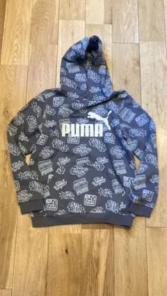 PUMA グラフィティプリント フード付きトレーナー　パーカー