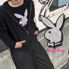 PLAYBOY バニー ロゴTシャツ Y2K タイト フェアリーグランジのサムネイル