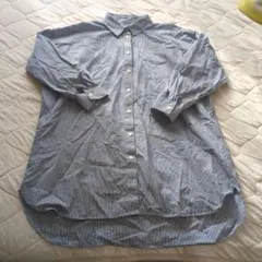 ストライプ ボタンダウンシャツ オーバーサイズ