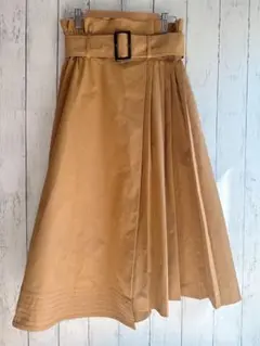 31 Sons de mode ベージュ　ブラウン　フレアスカート
