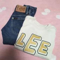 LEE トレーナー　ダークブルージーンズ　デニム 100cm　105cm