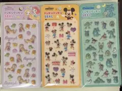 ディズニープリンセス　ぷくぷくシール　アリエル・ラプンツェル2枚セット