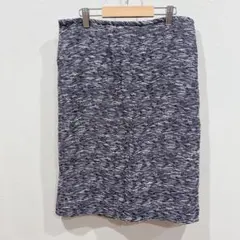 Calvin Klein 【L相当】ツイード タイトスカート リネン混のサムネイル