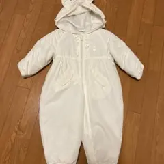 ジャンプスーツ　スノーウェア　ワンポイント　90