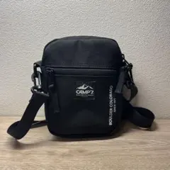 CAMP7 ブラック ショルダーバッグ