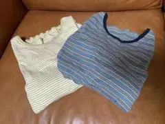 Robert P. Miller カップ付き ボーダーカットソー 2枚セット