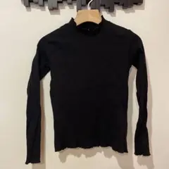 GU リブハイネックカットソー　150