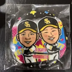 福岡ソフトバンクホークス KOHA アクリルスタンド 缶バッジ セット 福岡ソフトバンクホークス 缶バッジアクリルスタンドセット 大関&大山